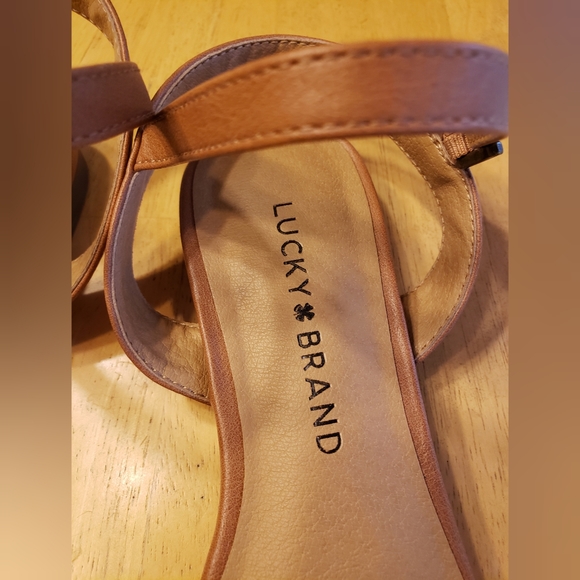 Lucky Brand Makaby Woven Striped Flat Sandals 6.5 - Picture 4 of 9